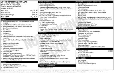 2018 INFINITI Q50 3.0t LUXE