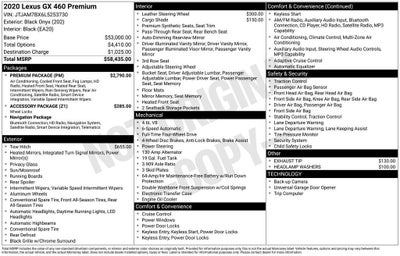 2020 Lexus GX GX 460 Premium