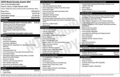 2025 Buick Envista Avenir