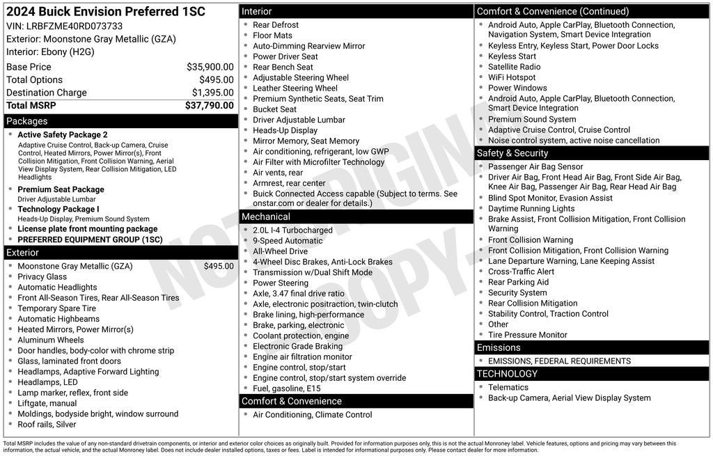 2024 Buick Envision Preferred