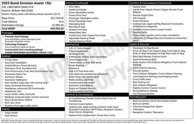 2025 Buick Envision Avenir