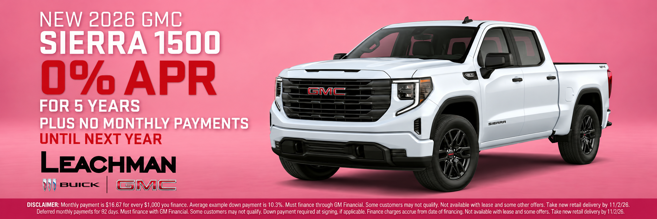 NEW 2026 GMC SIERRA 1500