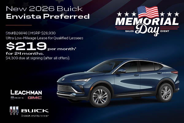 New 2026 Buick Envista