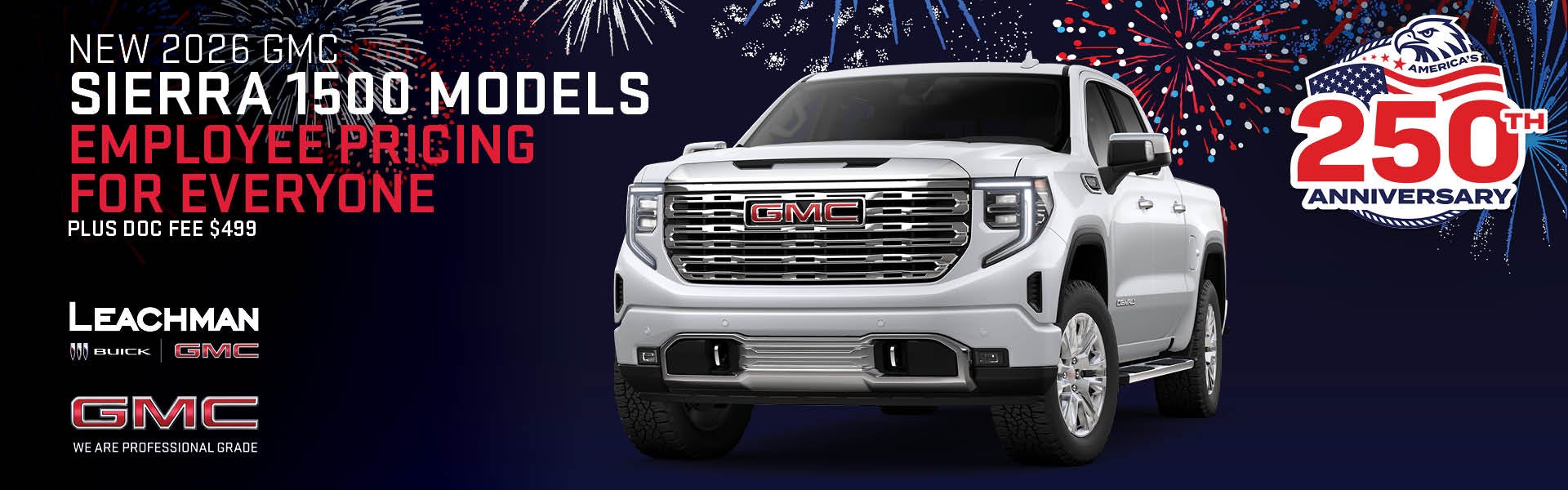 New 2026 GMC Sierra 1500 Models