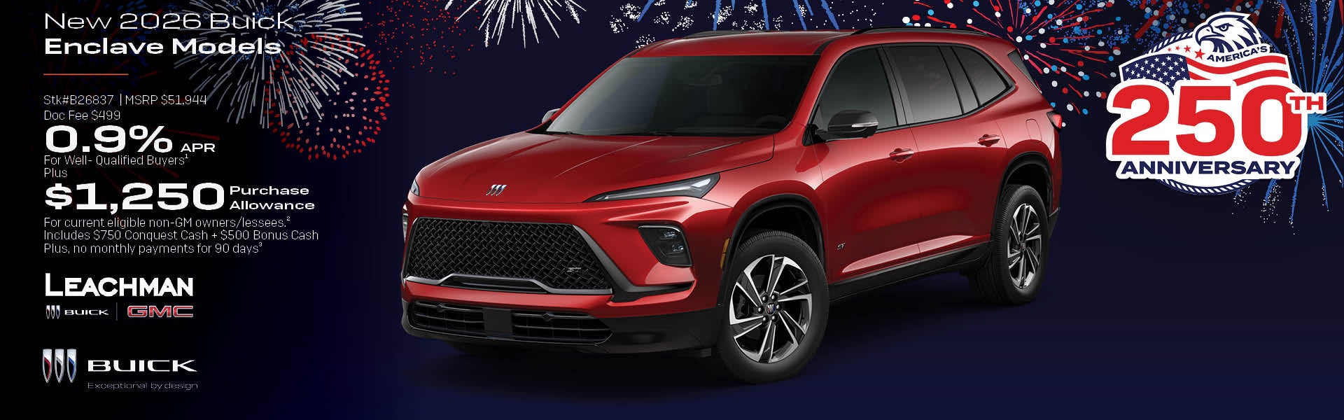 New 2026 Buick Enclave Models